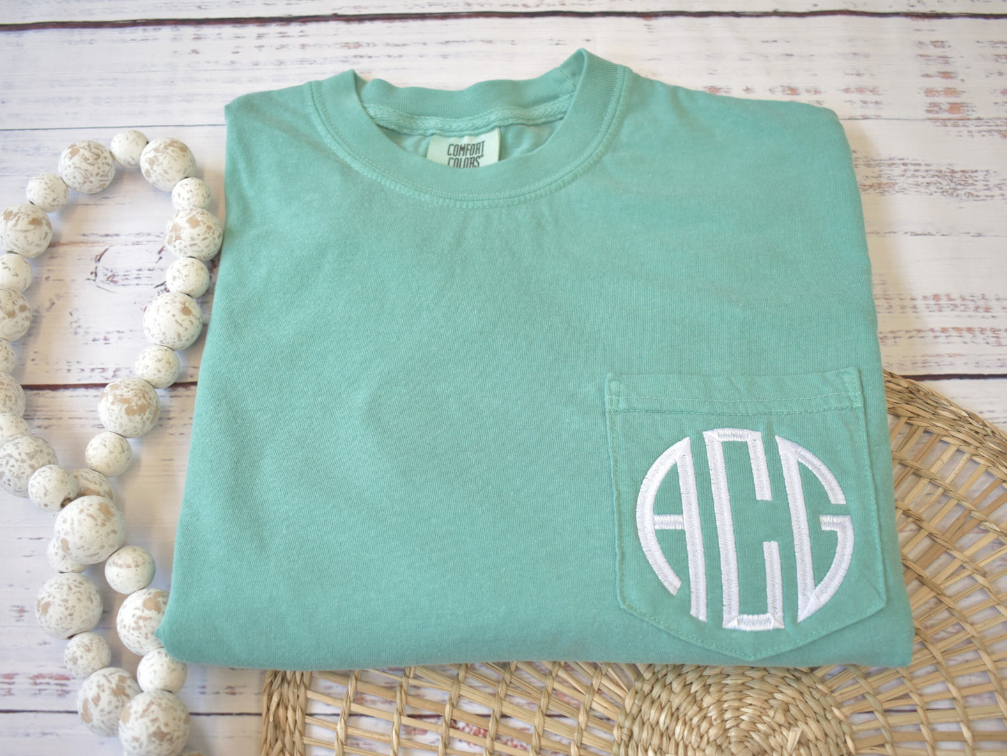 MONOGRAMMED COMFORT COLORS TSHIRT