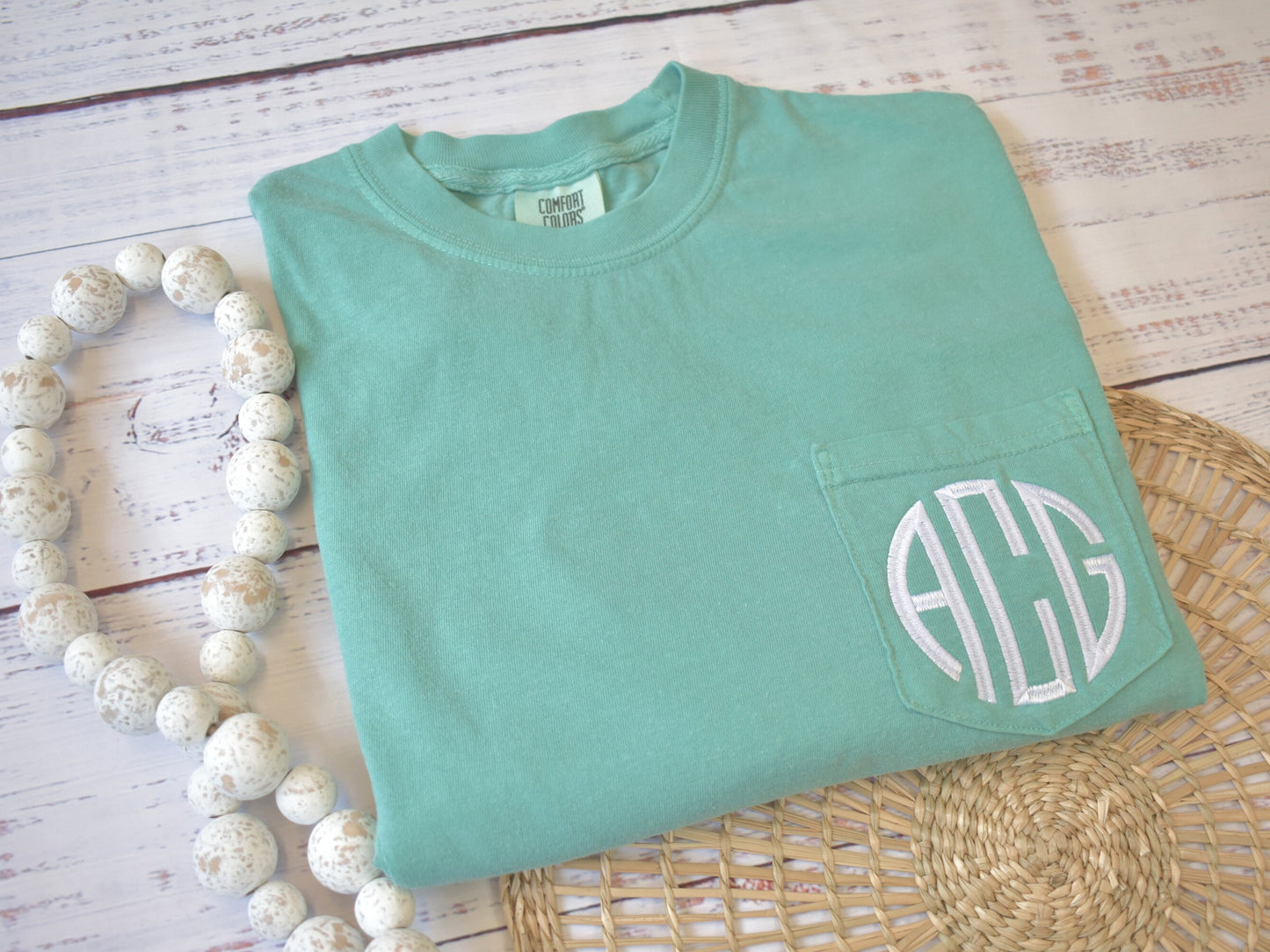 MONOGRAMMED COMFORT COLORS TSHIRT