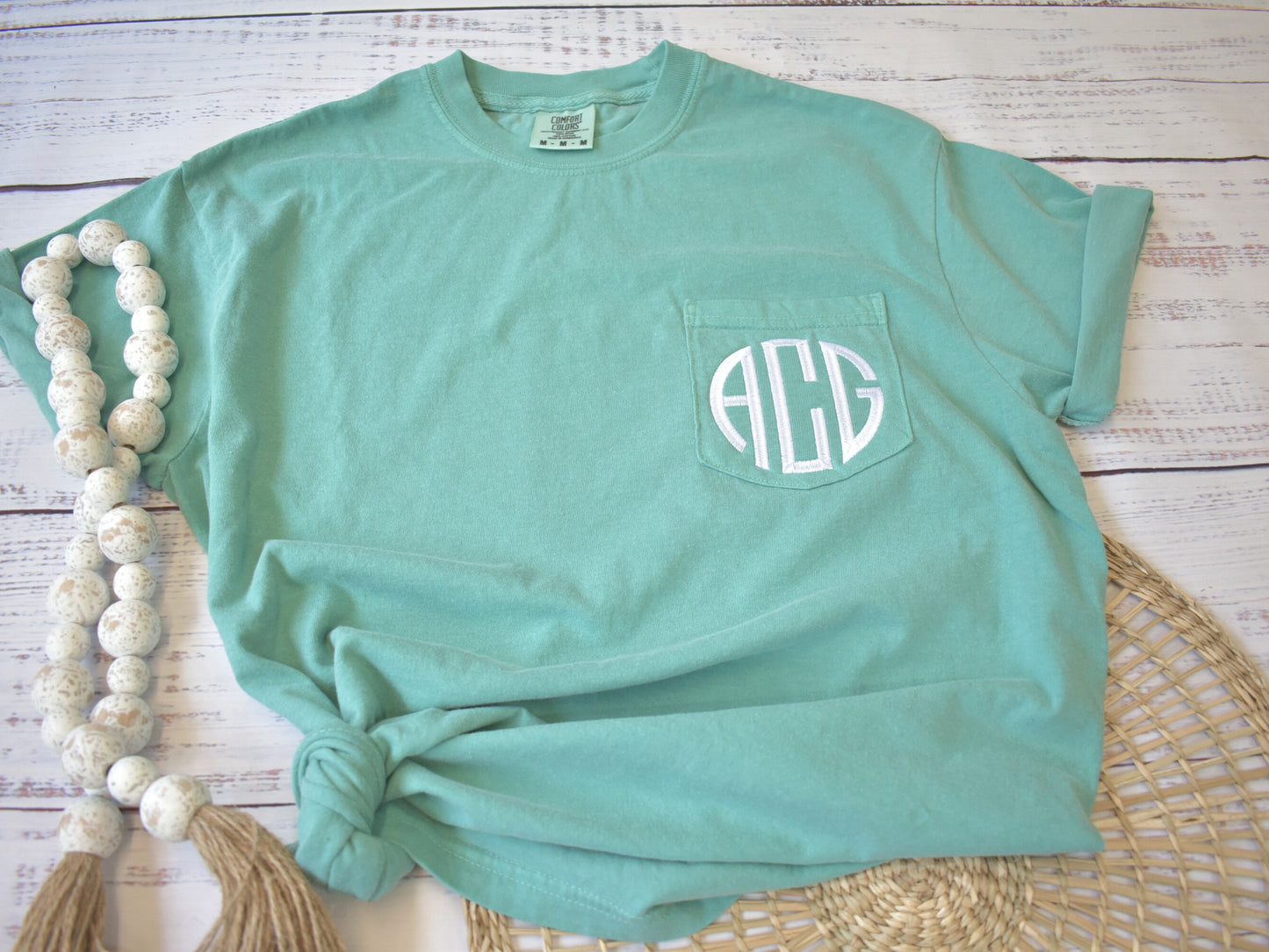 MONOGRAMMED COMFORT COLORS TSHIRT
