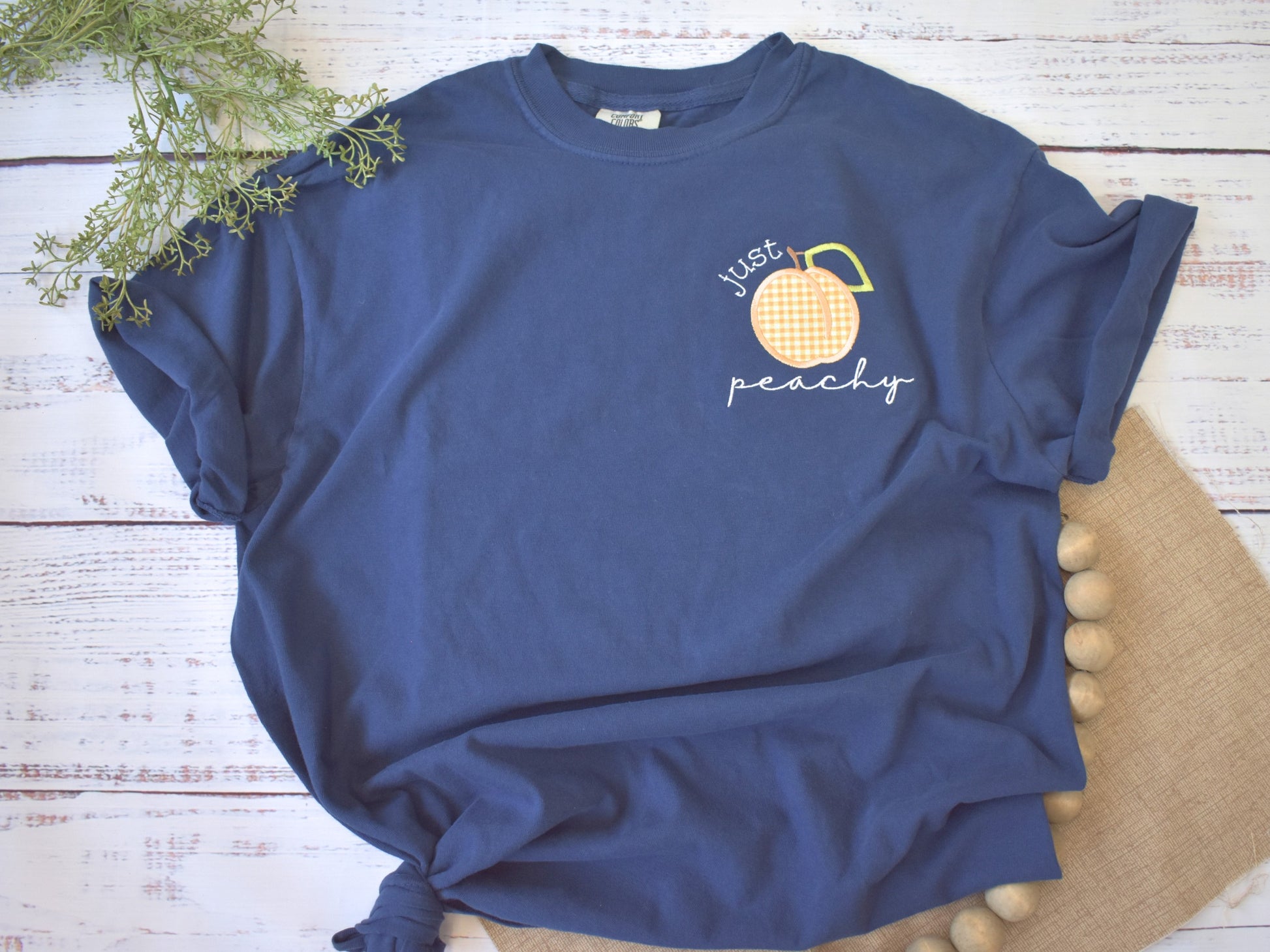COMFORT COLORS "JUST PEACHY" EMBROIDERED SHIRT image 5