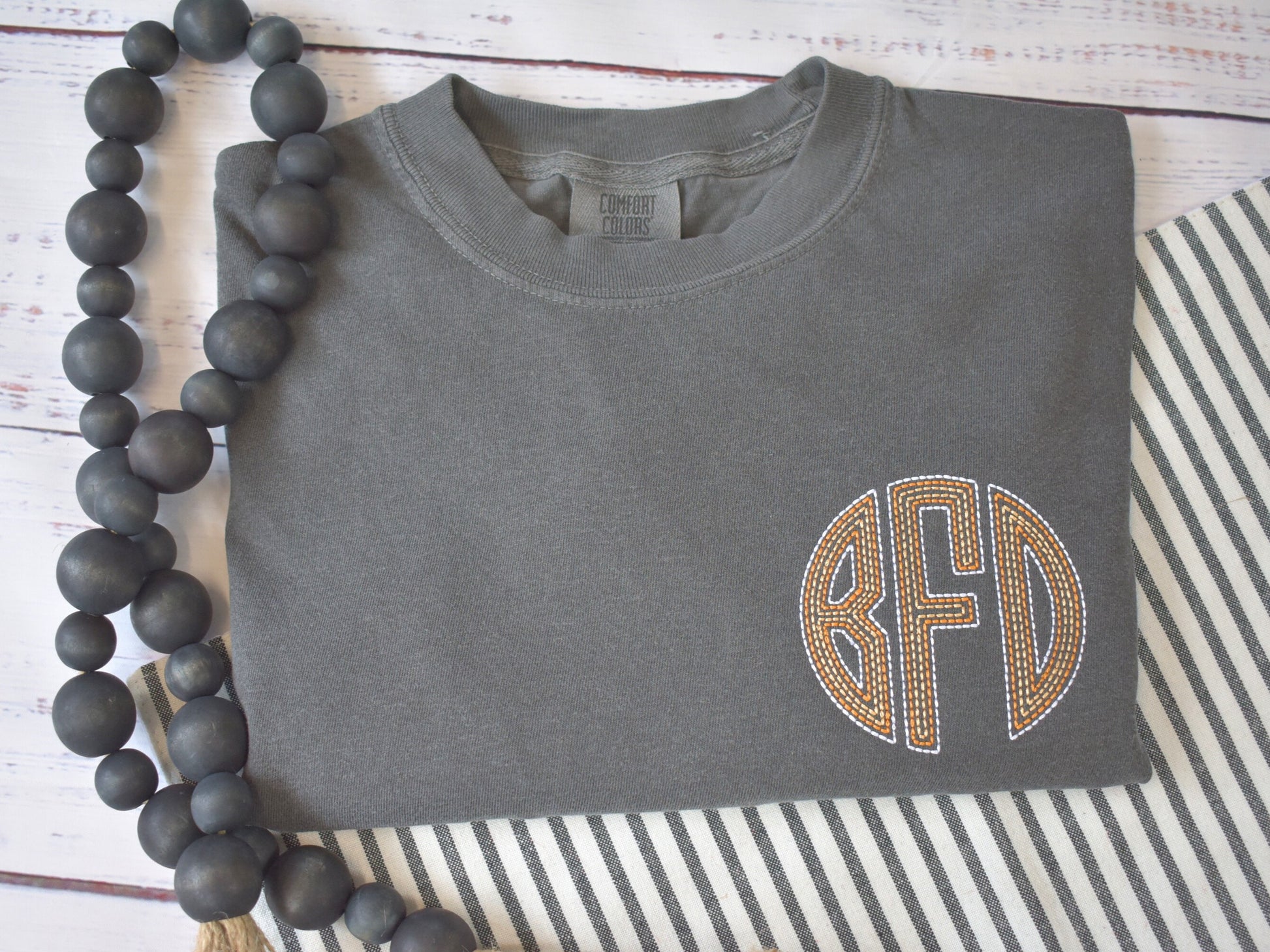 Halloween/Fall Monogram Comfort Colors image 2