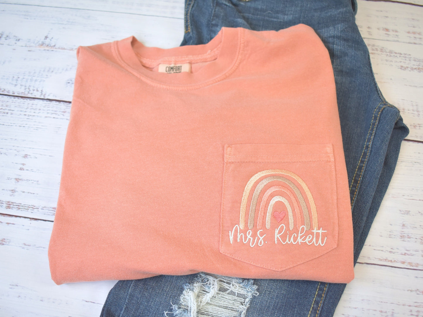 Boho Rainbow Comfort Colors Shirt image 0